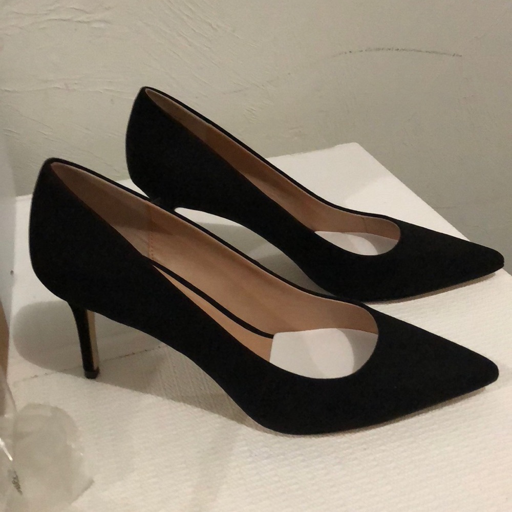 Fririen Classic Heels Black Microfiber